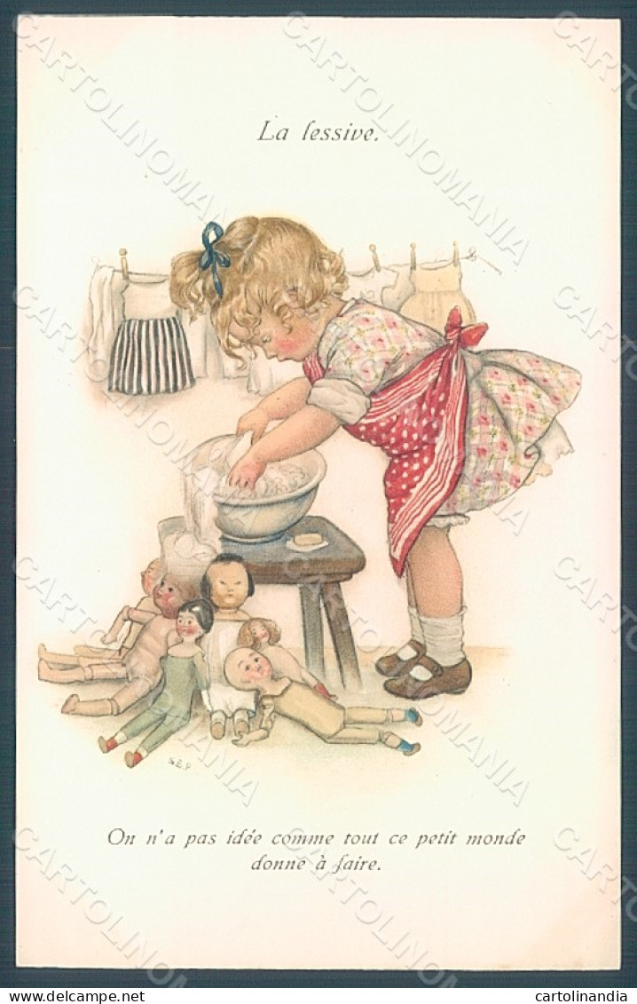 Artist Signed Pearse S. B. Child Girl Doll M.M. Vienne 856 Postcard HR2579 - Other & Unclassified