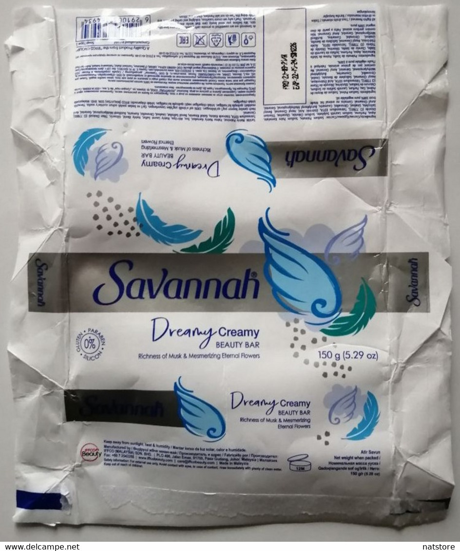 MALAYSIA..SOAP LABEL..SAVANNAH..DREAMY CREAMY - Etiquettes