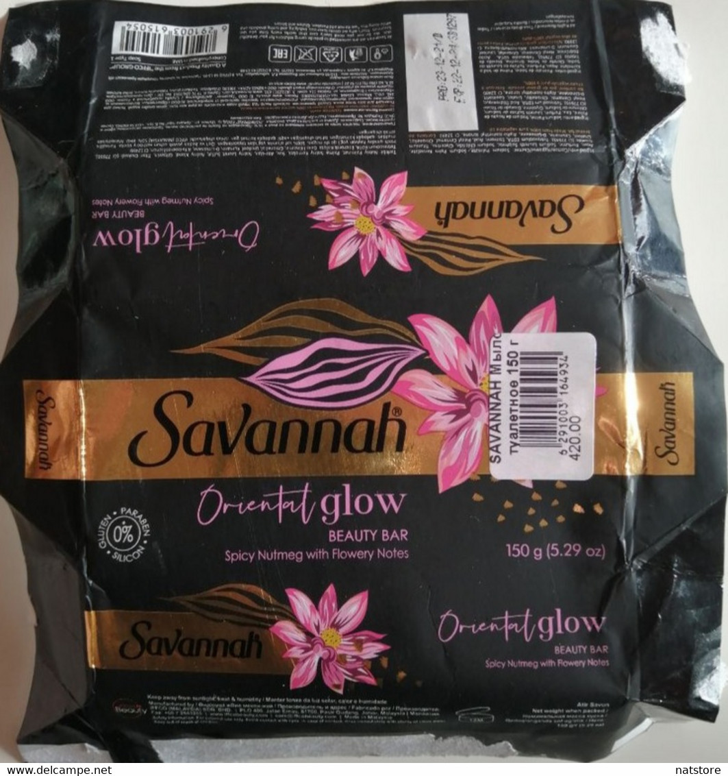 MALAYSIA..SOAP LABEL..SAVANNAH..ORIENTAL GLOW - Etichette