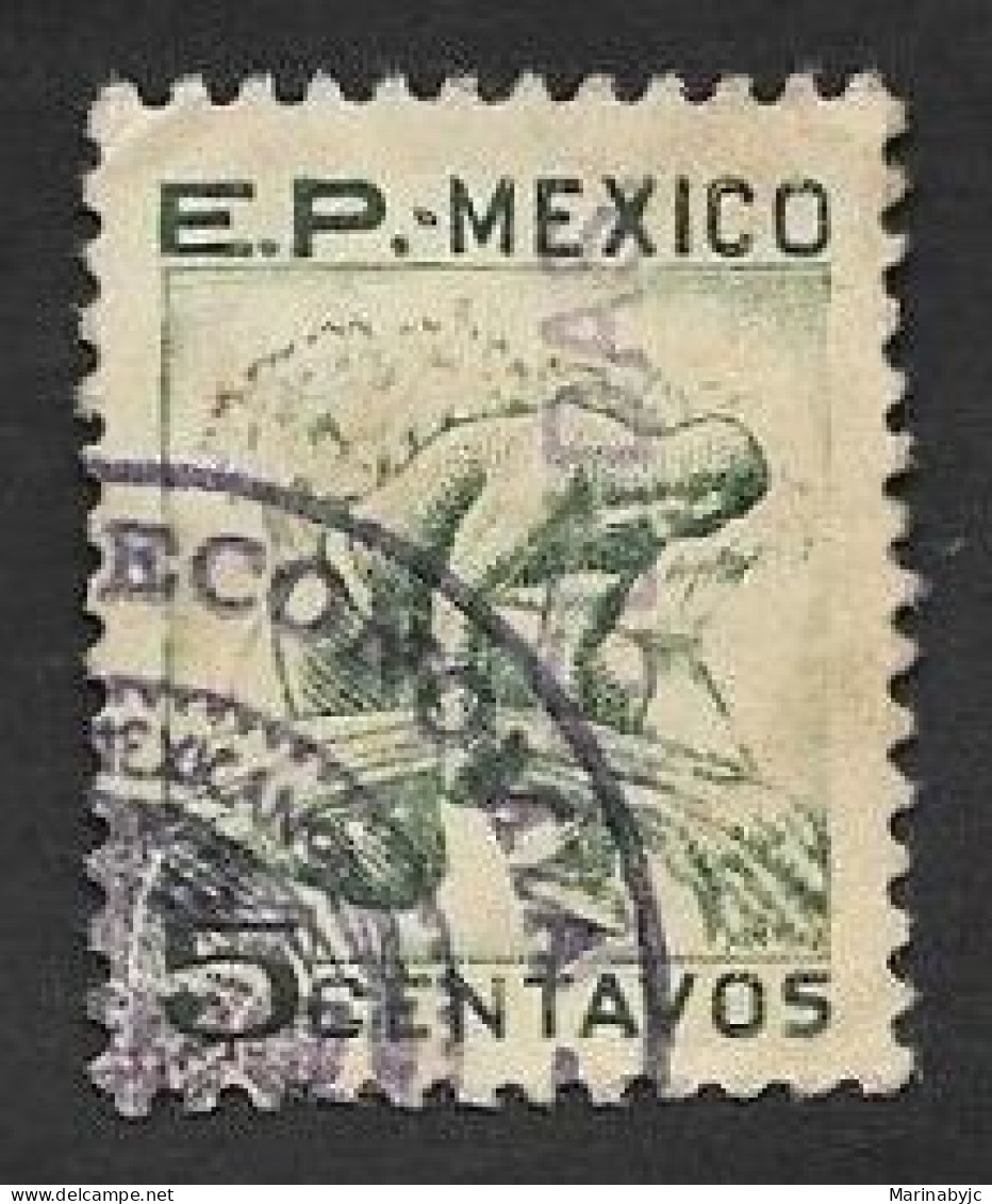 SE)1930 MEXICO FISCAL STAMP SEMBADOR 5C, USED - Mexiko