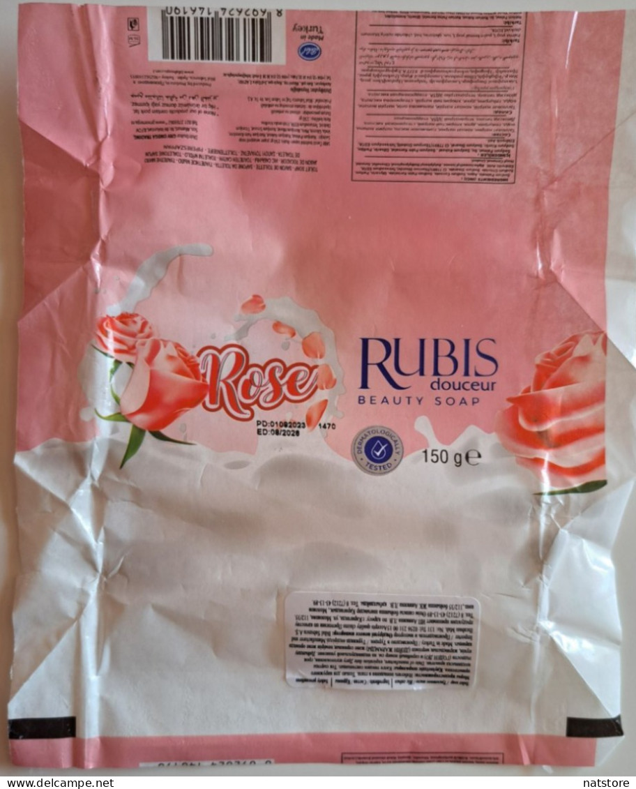 TURKEY..SOAP LABEL..RUBIS DOUCEUR..ROSE - Etichette