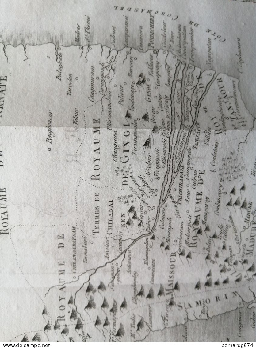 Inde India : two antiques maps (1819)