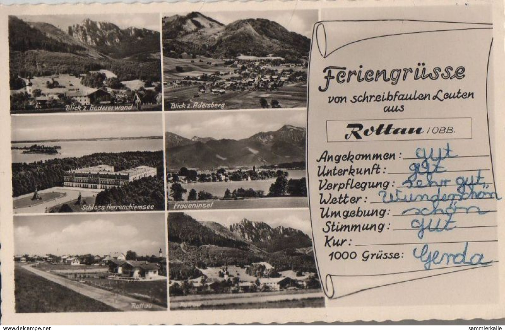 31574 - Grassau-Rottau - U.a. Adersberg - Ca. 1960 - Traunstein