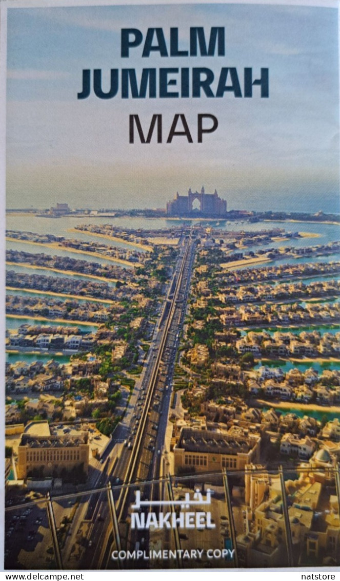 UAE..MAP..PALM JUMEIRAH..COMPLIMENTARY COPY - Otros & Sin Clasificación