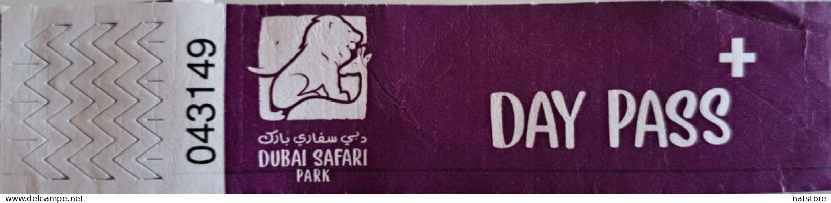 UAE....DUBAI SAFARI PARK..DAY PASS - Tickets - Vouchers