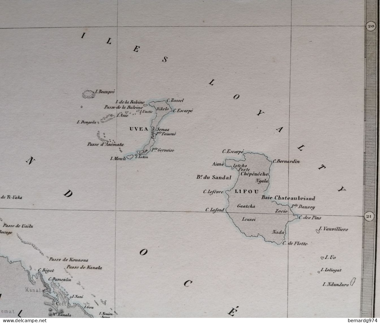 Nouvelle-Calédonie :  Grande Carte Par Abel Pilon Et  Dossier Pédagogique Avec Carte (1890) - Cartes Géographiques