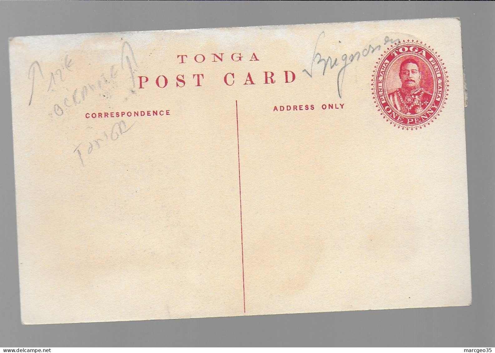 Tonga Toga Cocoanut Palm Avenue Haapai ,  Entier Postal , Stamp Timbre - Tonga