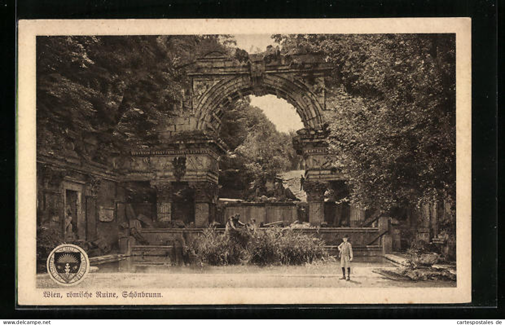 AK Deutscher Schulverein Nr. 248: Wien, Römische Ruine, Schönbrunn  - Guerre 1914-18
