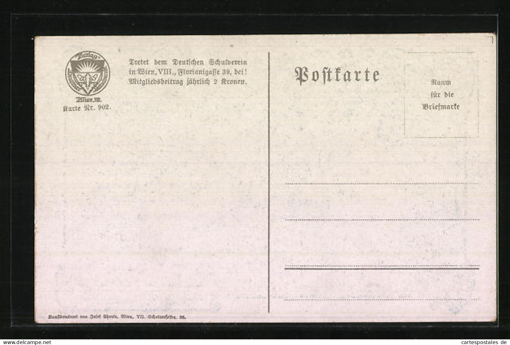 Künstler-AK Deutscher Schulverein Nr. 902: Eltern Verabschieden Den Sohn  - Guerre 1914-18