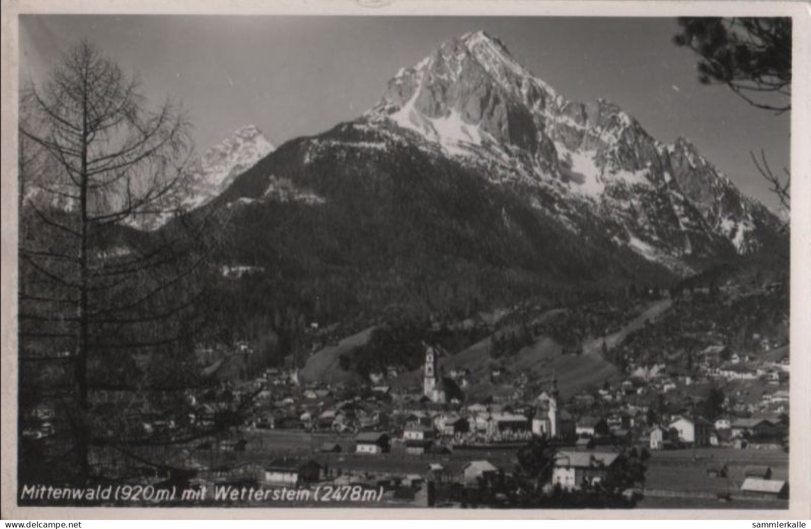 87039 - Mittenwald - Mit Wetterstein - Ca. 1960 - Mittenwald