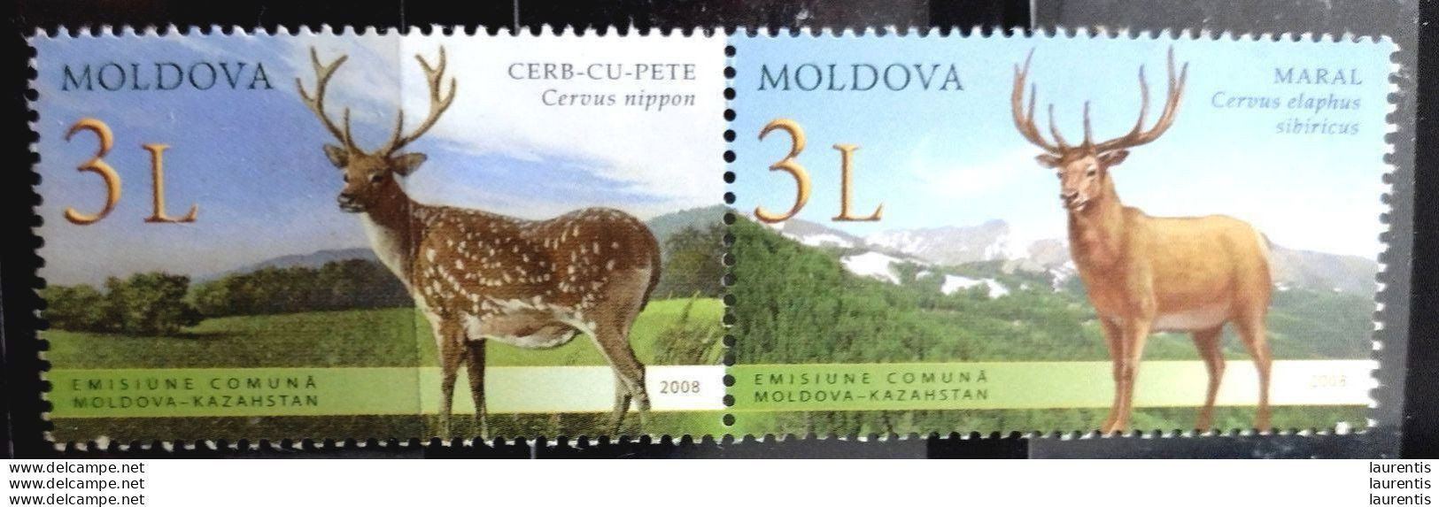D2860   Hunting - Deers - Moldova 2008 MNH - 1,35 - Wild