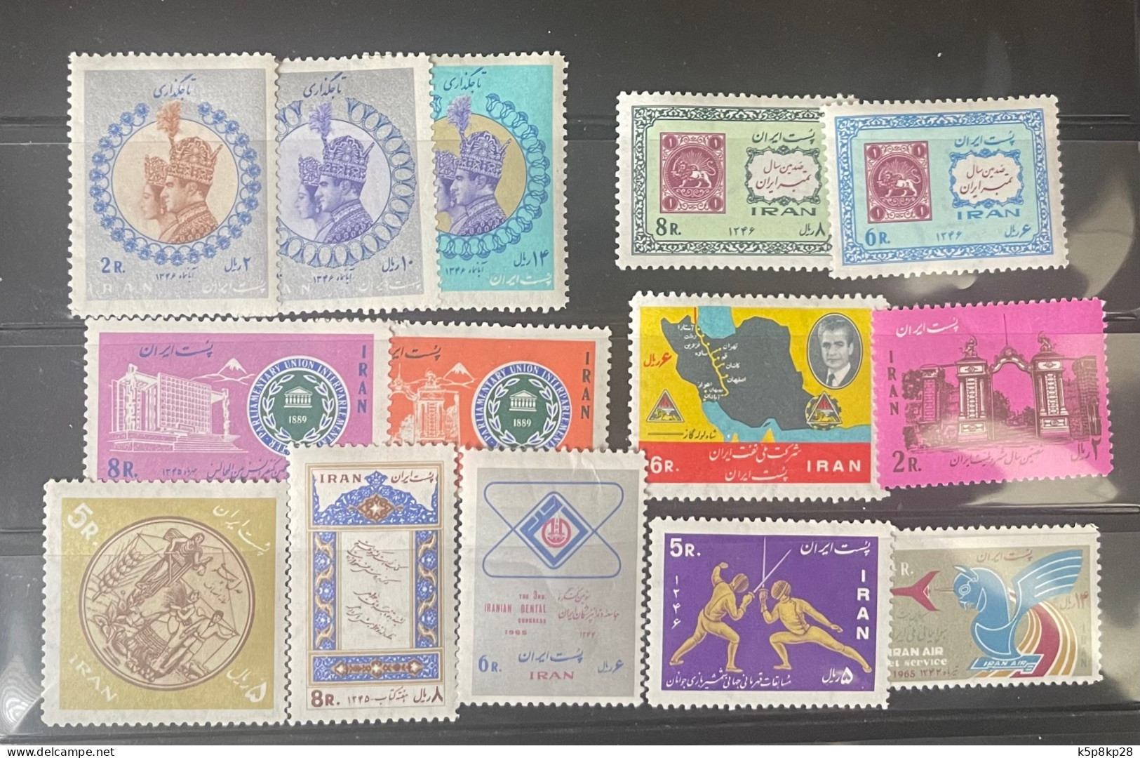 1965 10 Full Sets, MNH, VF - Irán