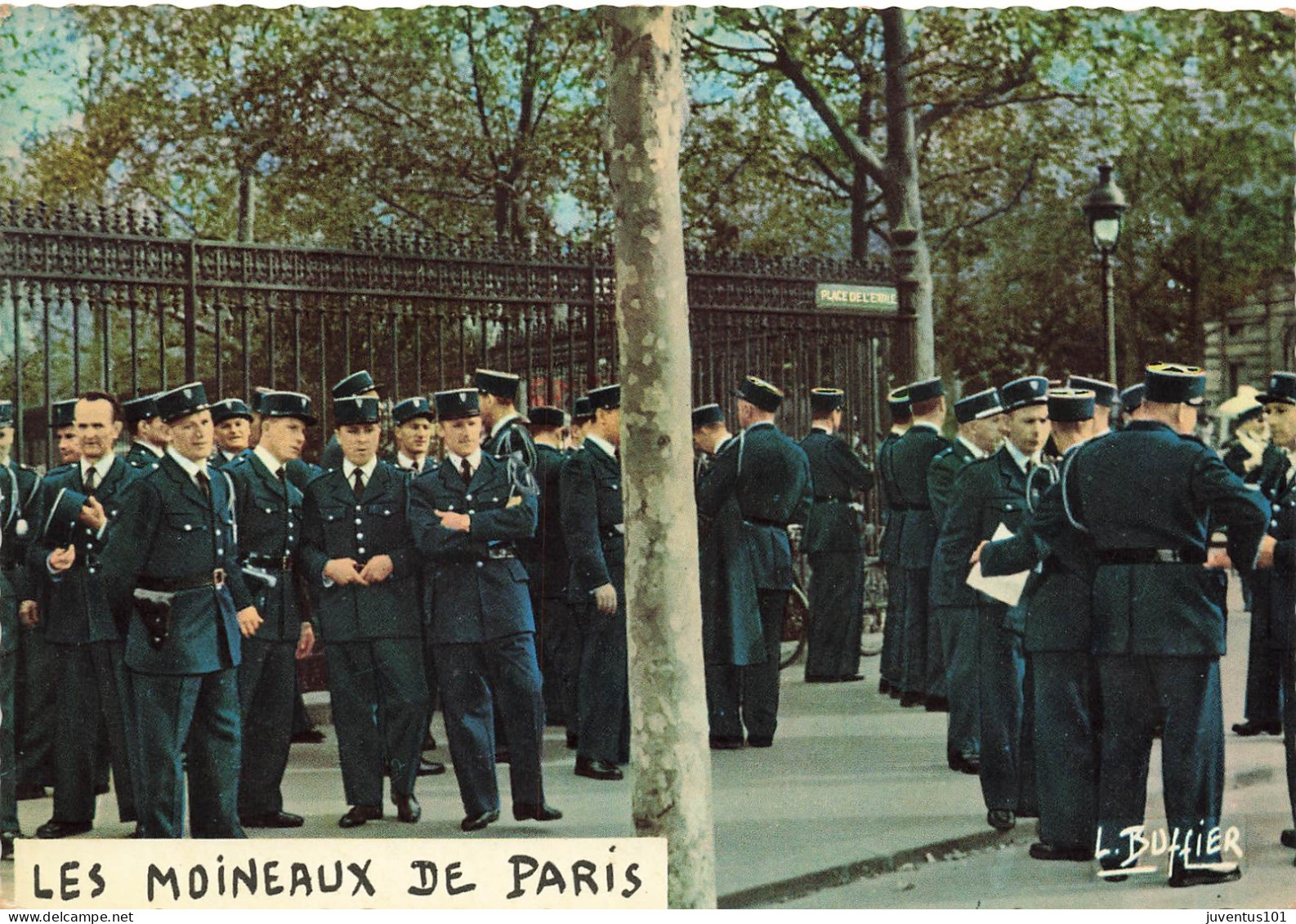 CPSM Les Moineaux De Paris-Louis Buffier-Timbre     L2797 - Autres & Non Classés
