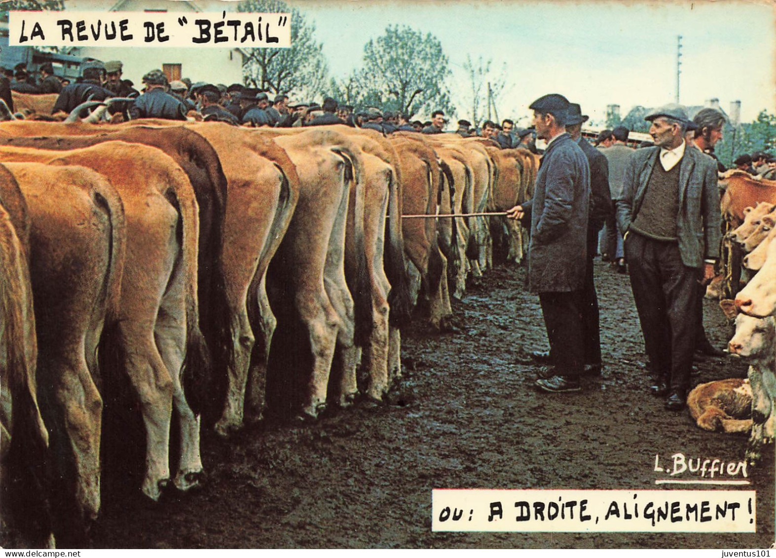 CPSM La Revue De Bétail-Louis Buffier     L2797 - Autres & Non Classés