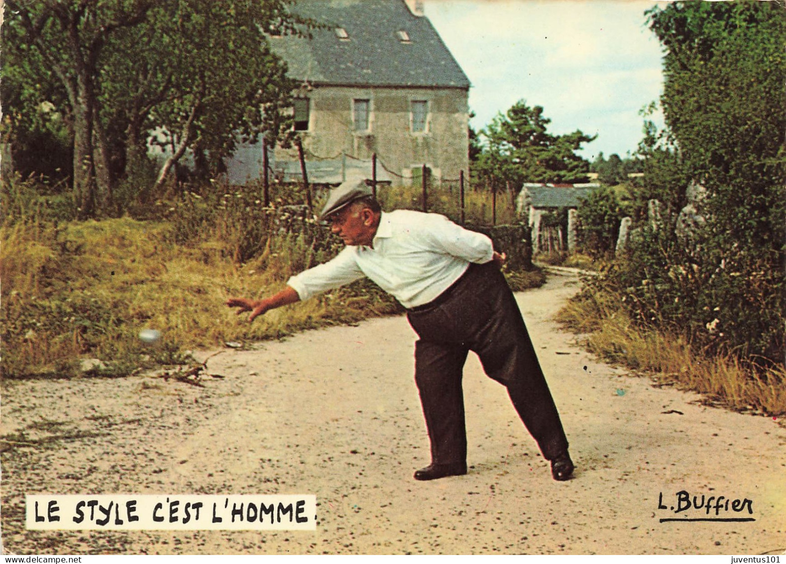 CPSM Le Style C'est L'homme-Louis Buffier-Timbre     L2797 - Sonstige & Ohne Zuordnung