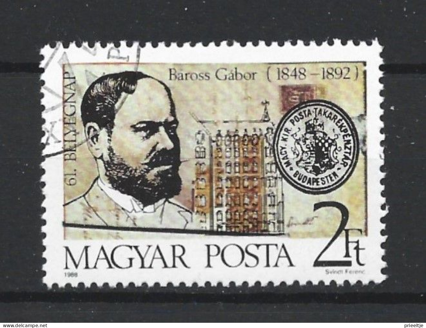 Hungary 1988 Stamp Day  Y.T. 3184 (0) - Oblitérés