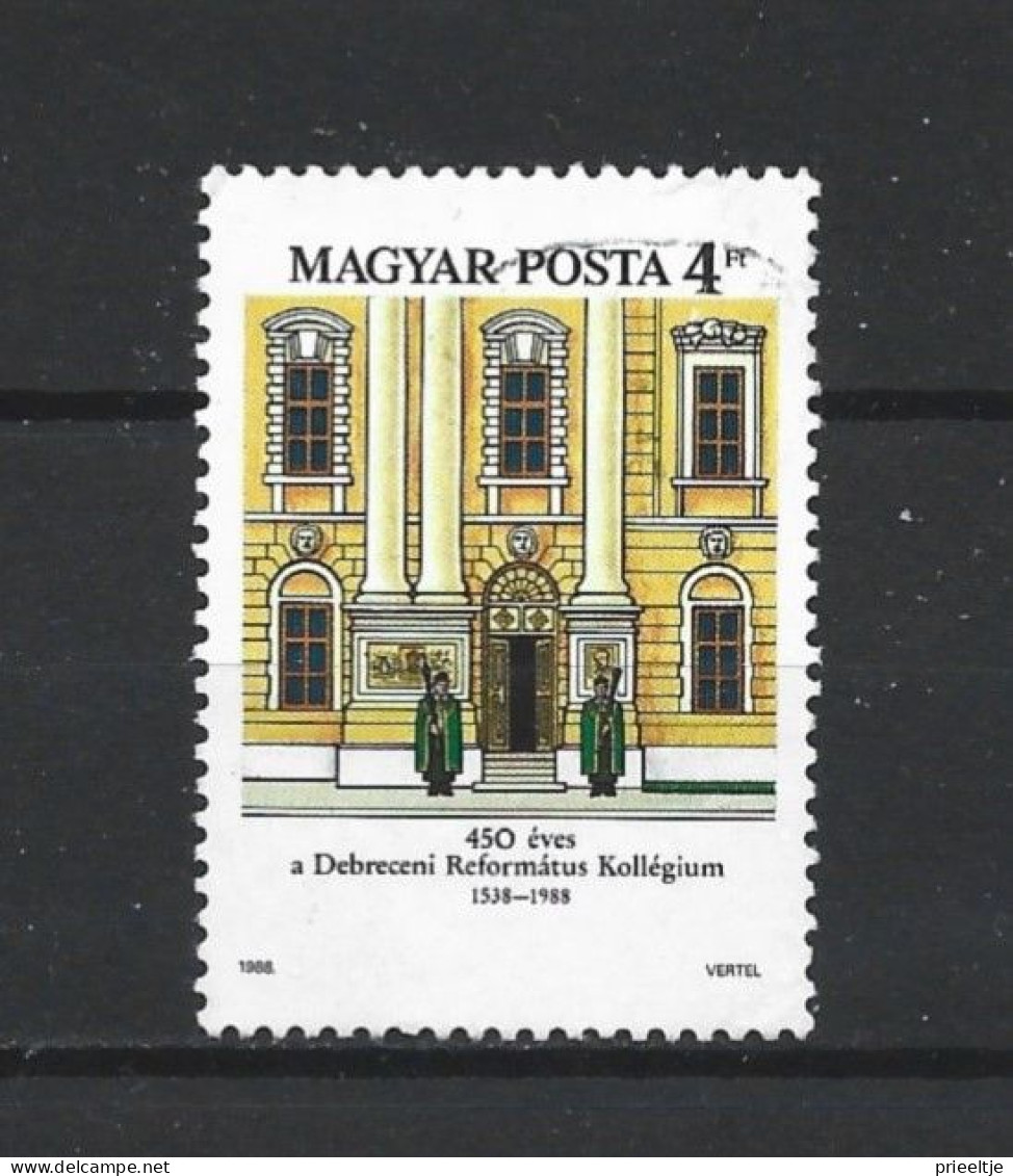 Hungary 1988 Debreczen Reformed College 450th Anniv. Y.T. 3181 (0) - Gebraucht