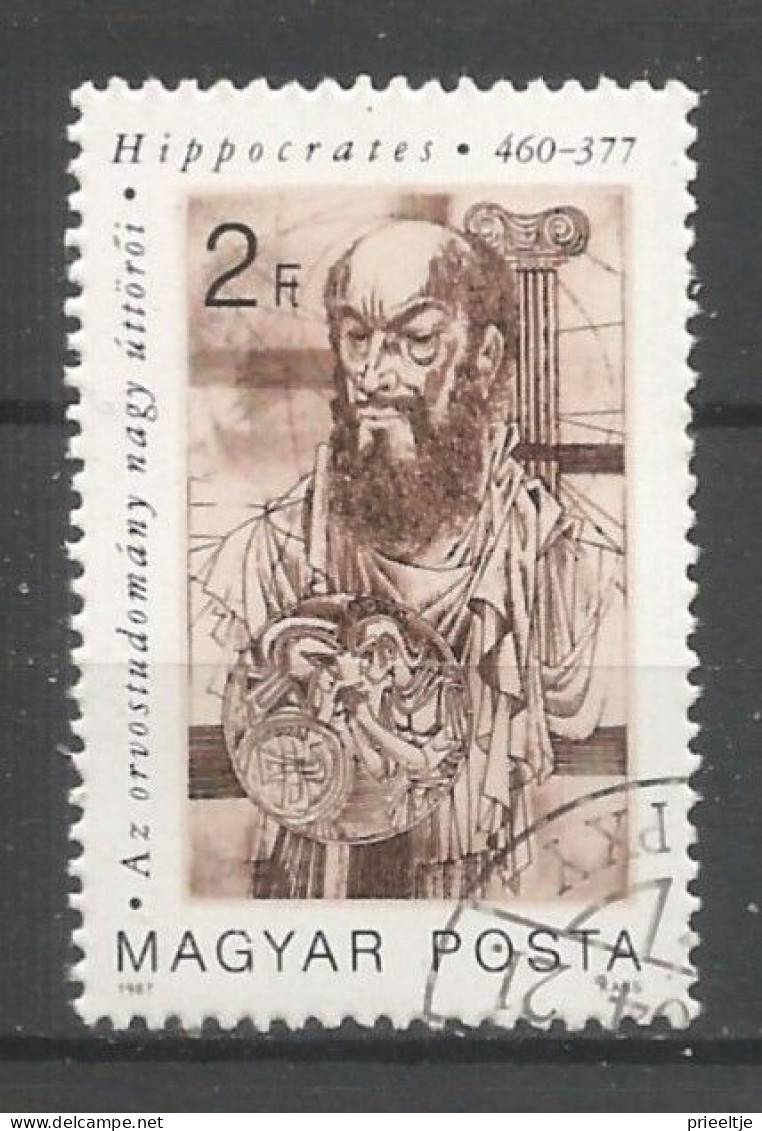 Hungary 1987 Pioneers Of Medicin Y.T. 3096 (0) - Used Stamps