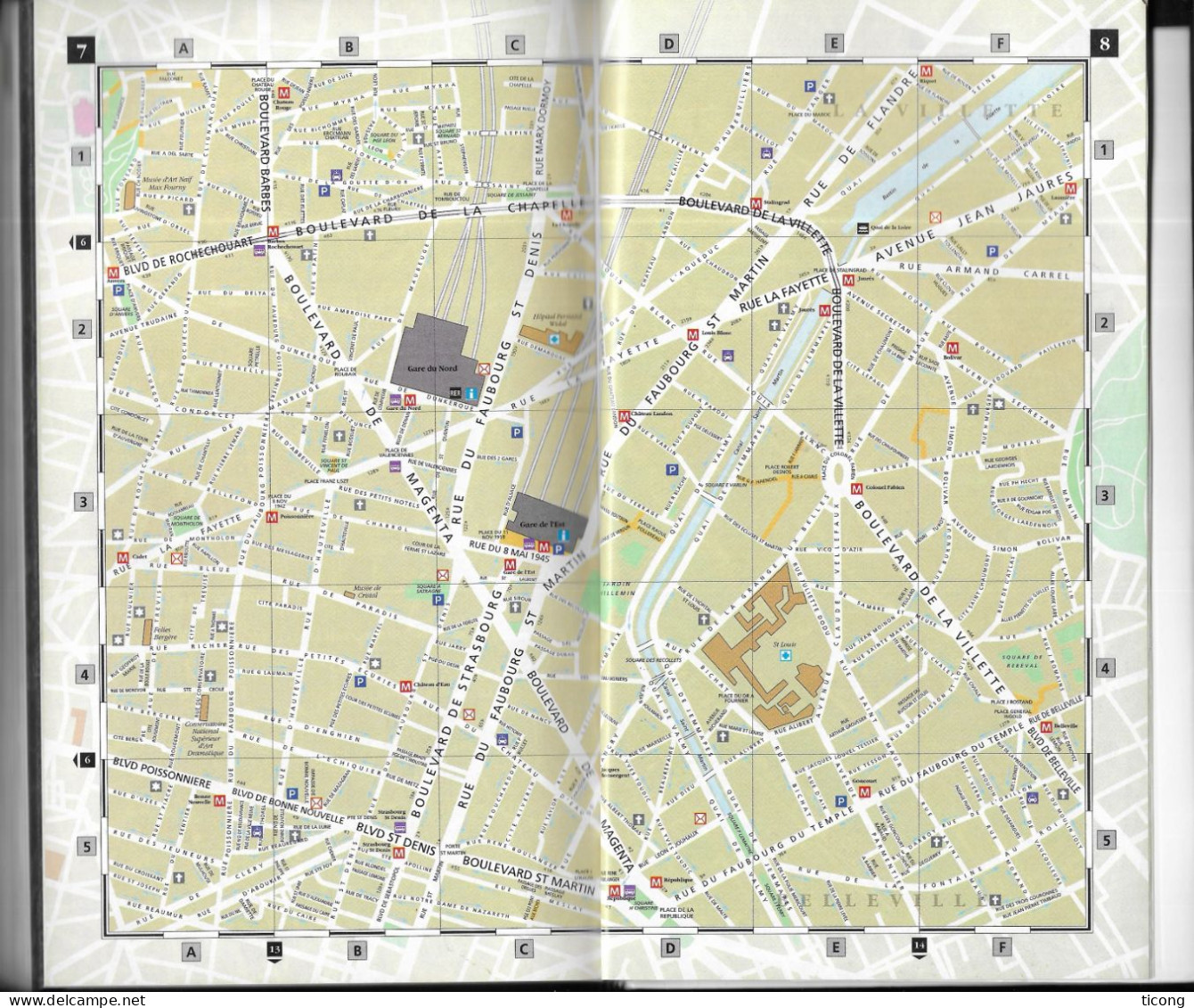 GUIDE BLEU HACHETTE VOIR PARIS EDITION 1995, LIVRE DE 450 PAGES EN TB ETAT  ( PLANS, PHOTOS, CROQUIS, NOMS DES RUES....) - Paris