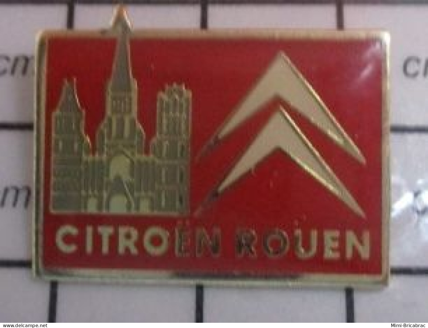 1920 Pin's Pins : BEAU ET RARE / AUTOMOBILES / CITROEN ROUEN - Citroën