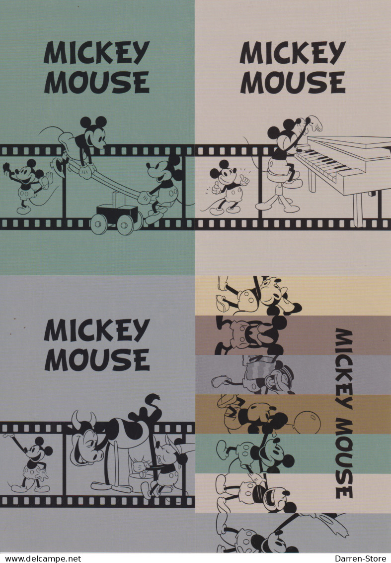 T07004 Japan Disney The Art Of Mickey Mouse Postcard 4 Pcs - Andere & Zonder Classificatie