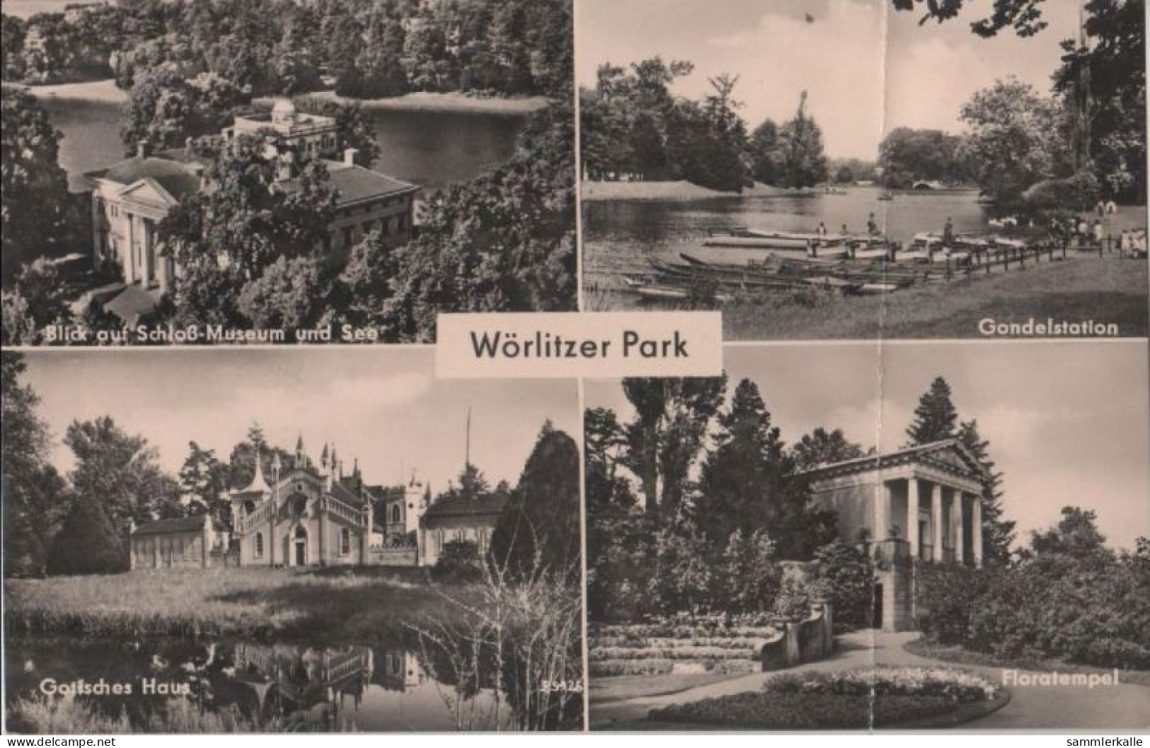 86628 - Wörlitz - Wörlitzer Park, U.a. Blick Auf Schloss - 1960 - Woerlitz
