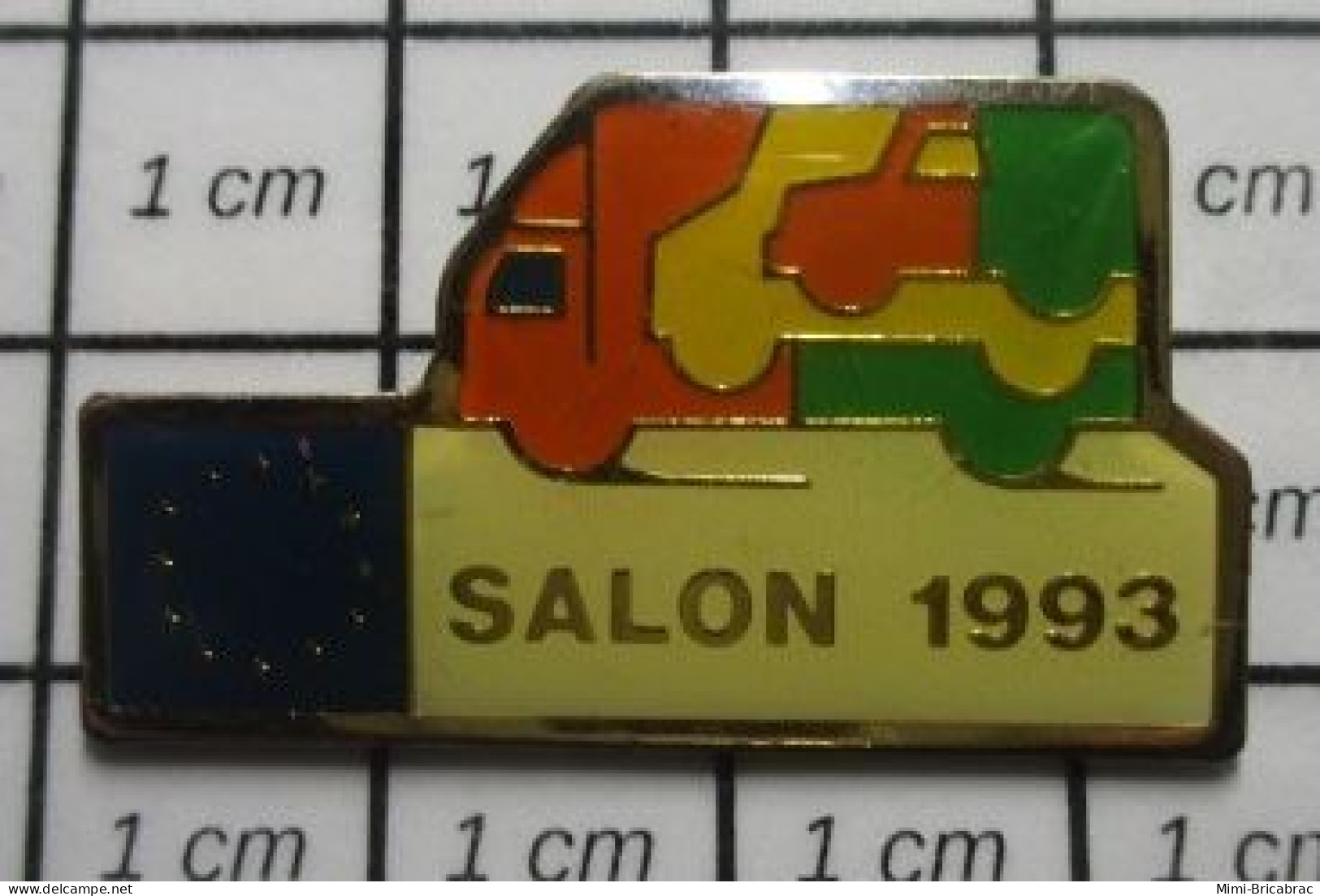 1920 Pin's Pins / Beau Et Rare / TRANSPORTS / SALON 1993 CAMION CAMIONNETTE FOURGON UTILITAIRE - Transport Und Verkehr