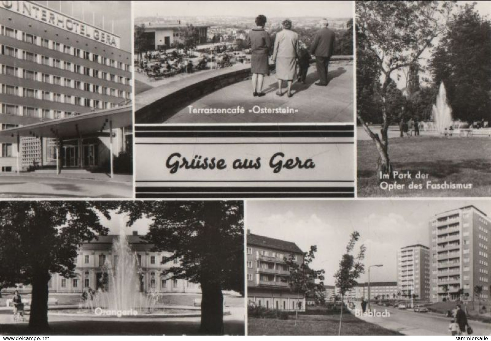 78073 - Gera - U.a. Terrassencafe Osterstein - 1977 - Gera