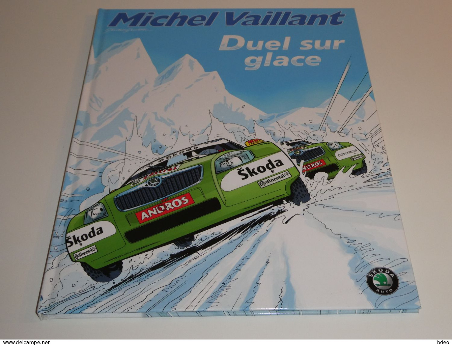 MICHEL VAILLANT / DUEL SUR GLACE HC SKODA / TTBE - Original Edition - French