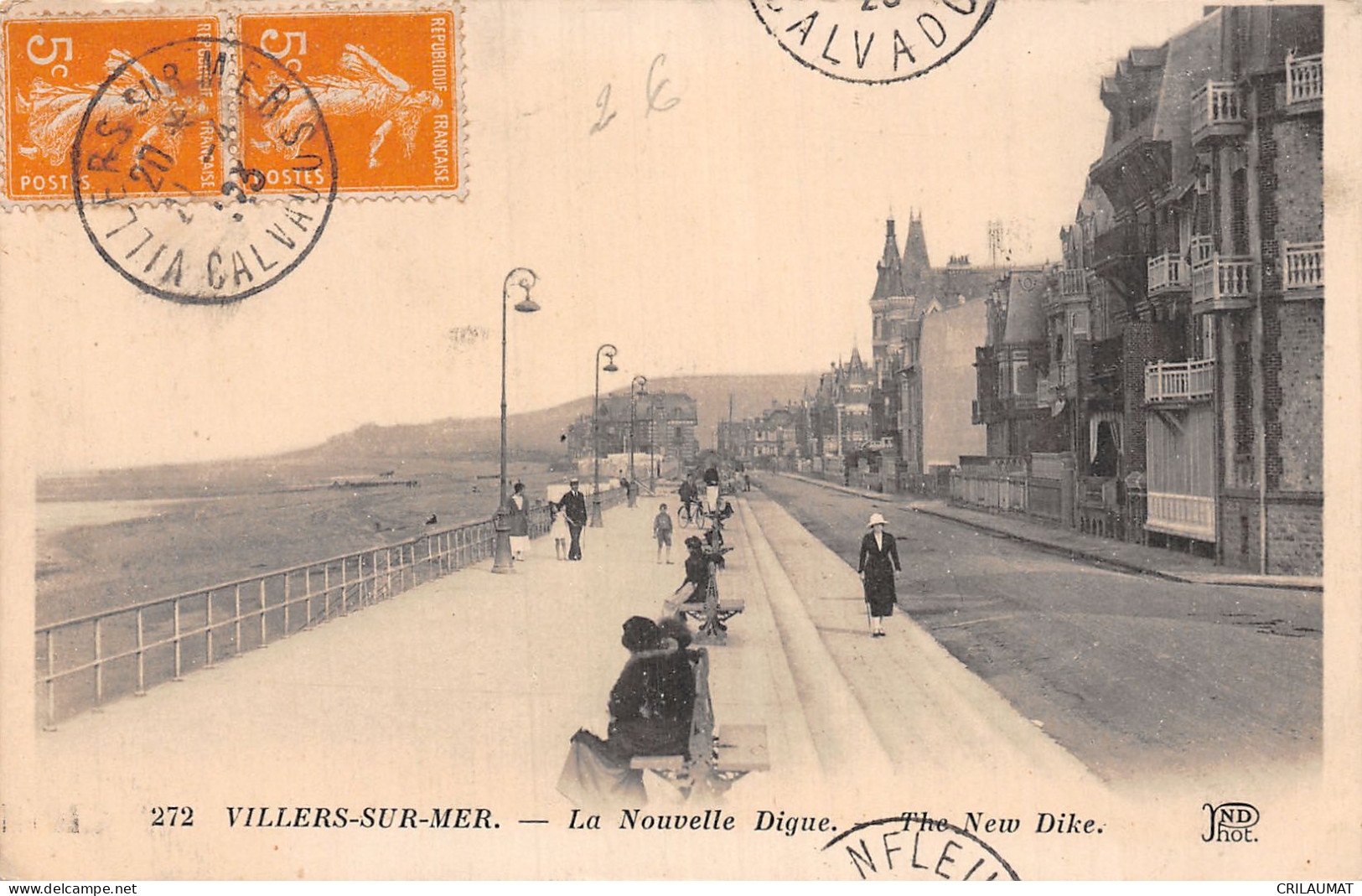 14-VILLERS SUR MER-N°T2923-D/0113 - Villers Sur Mer