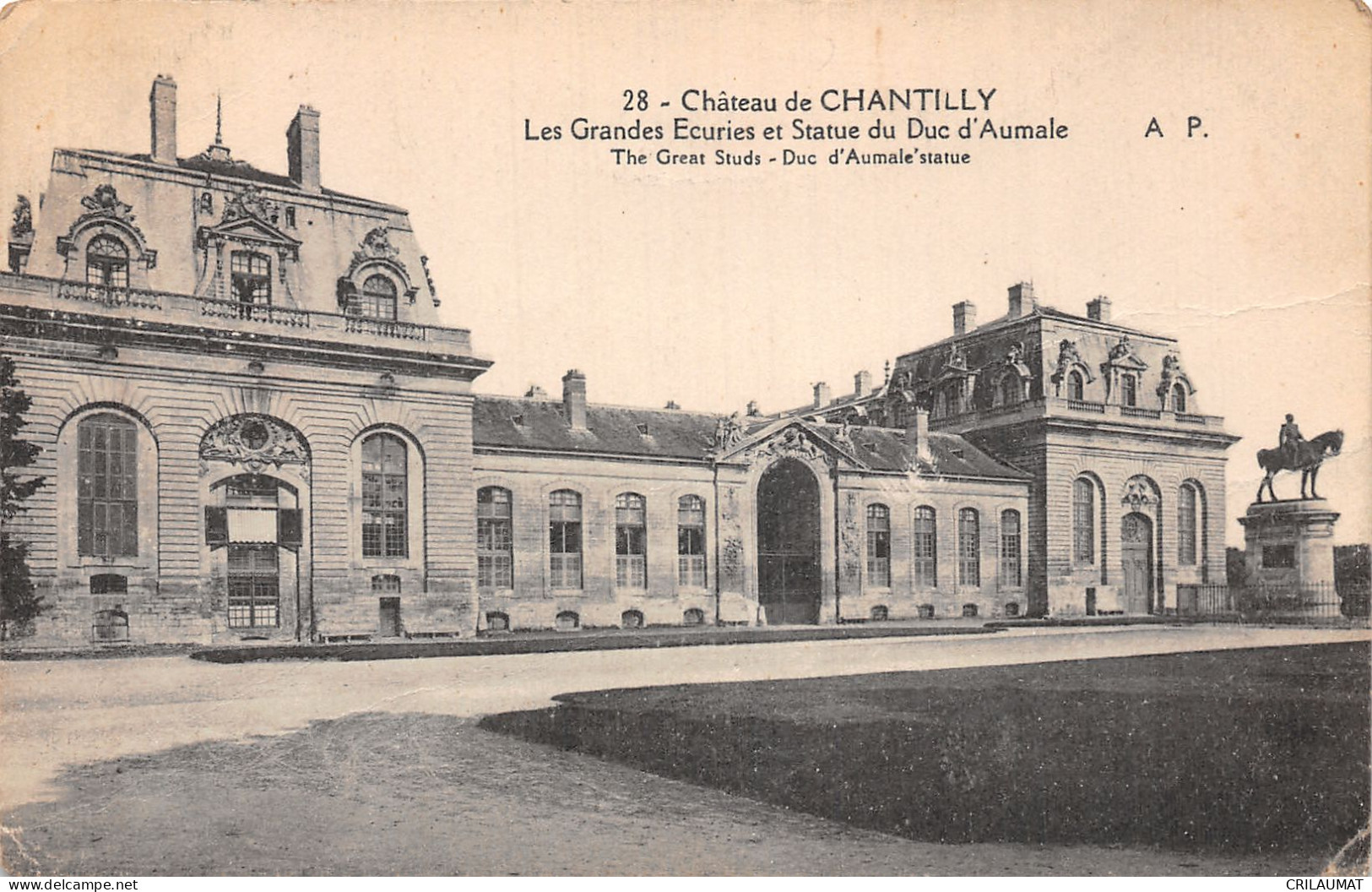 60-CHANTILLY-N°T2923-C/0315 - Chantilly