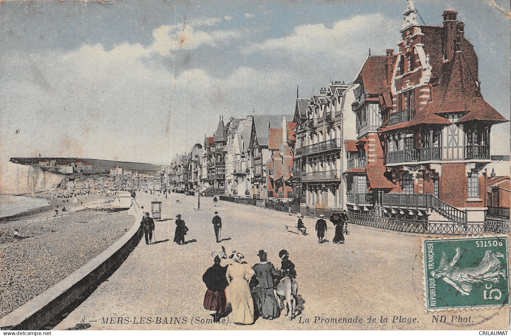 80-MERS LES BAINS-N°T2924-G/0117 - Mers Les Bains