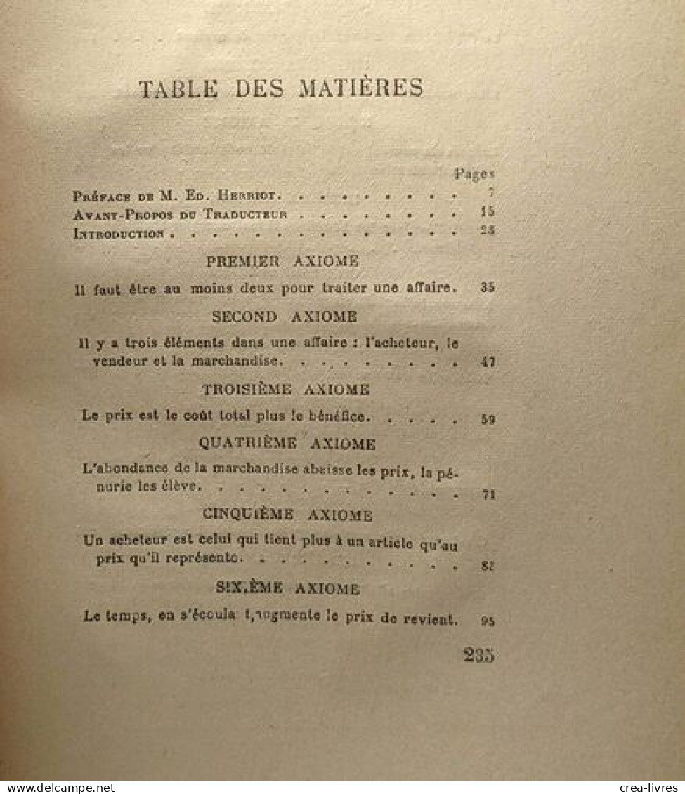 Les Axiomes Des Affaires (les 16 Commandements De L'homme D'affaires) - Economie