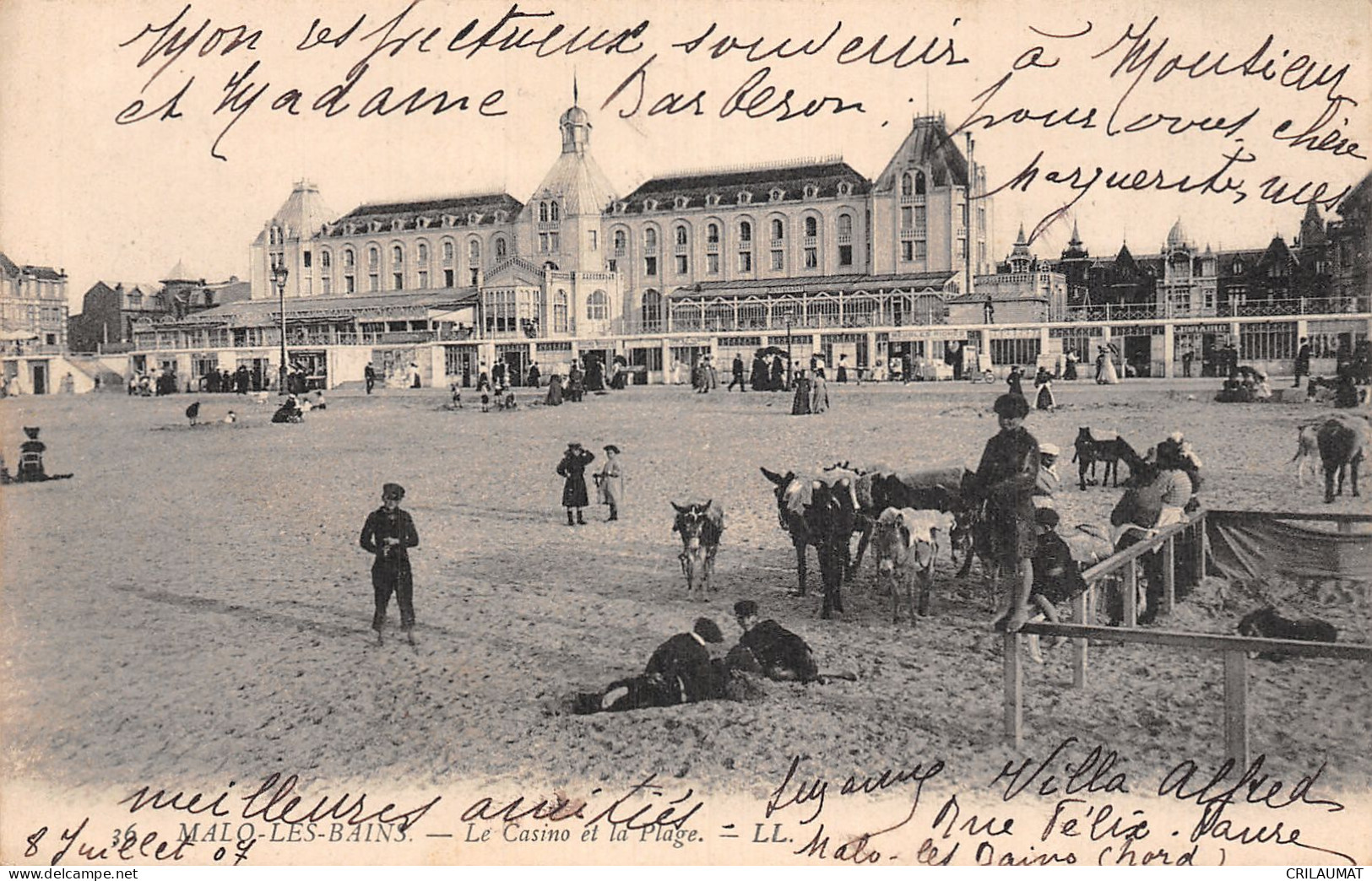 59-MALO LES BAINS-N°T2925-A/0195 - Malo Les Bains