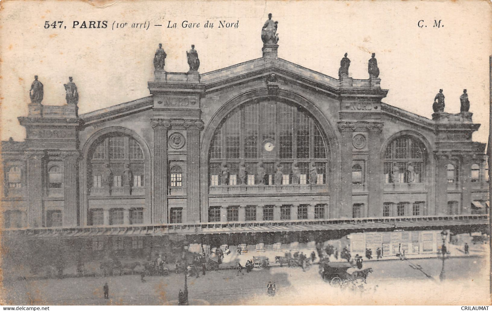 75-PARIS GARE DU NORD-N°T2925-A/0161 - Pariser Métro, Bahnhöfe