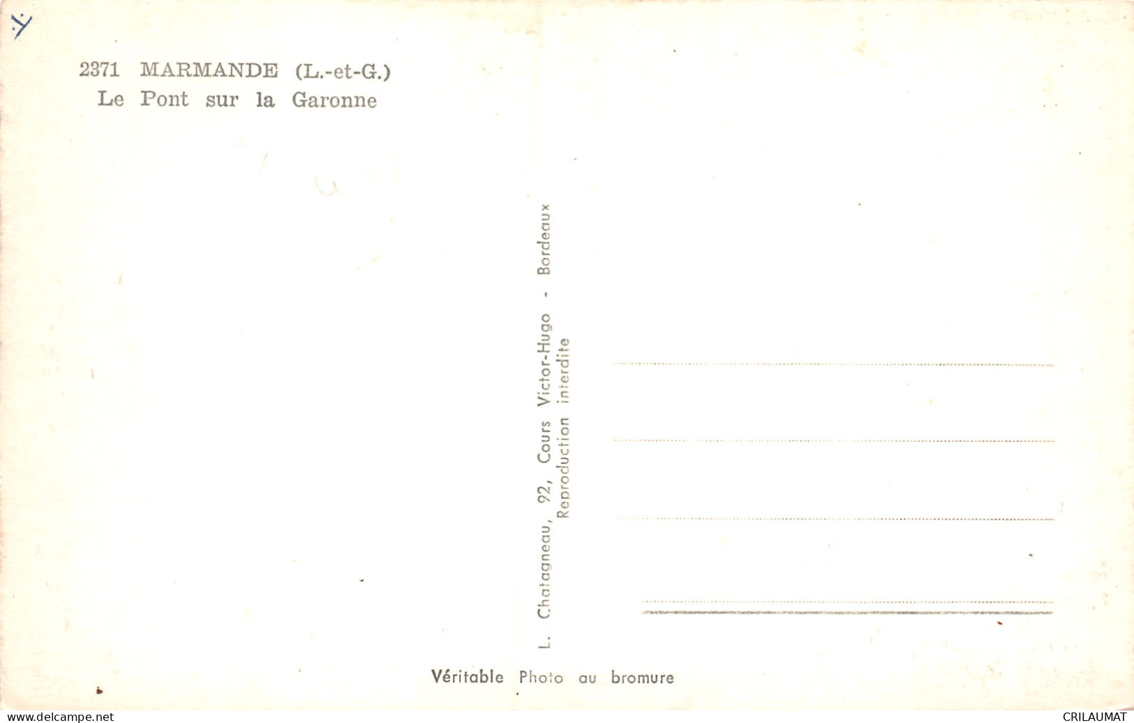 47-MARMANDE-N°T2925-E/0223 - Marmande