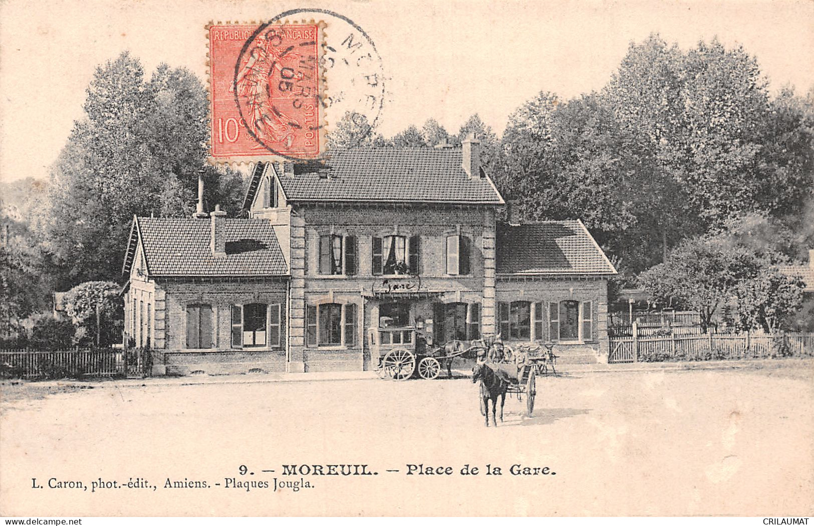 80-MOREUIL-N°T2925-E/0089 - Moreuil