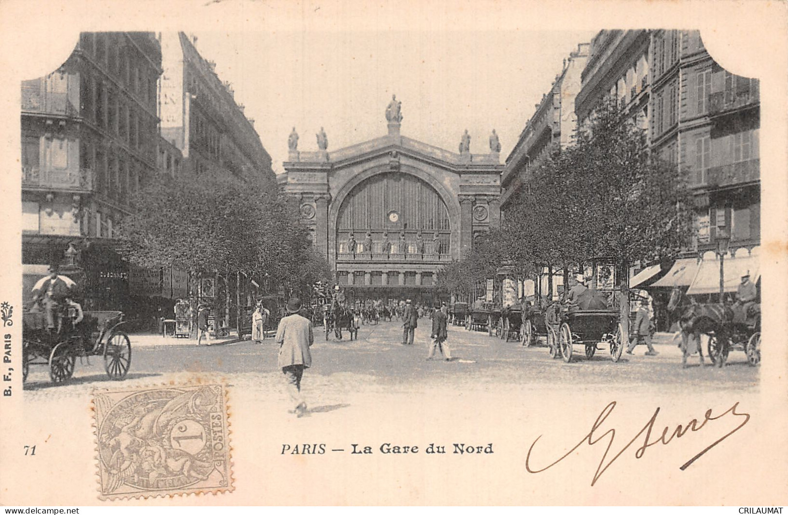 75-PARIS GARE DU NORD-N°T2925-E/0003 - Metro, Stations