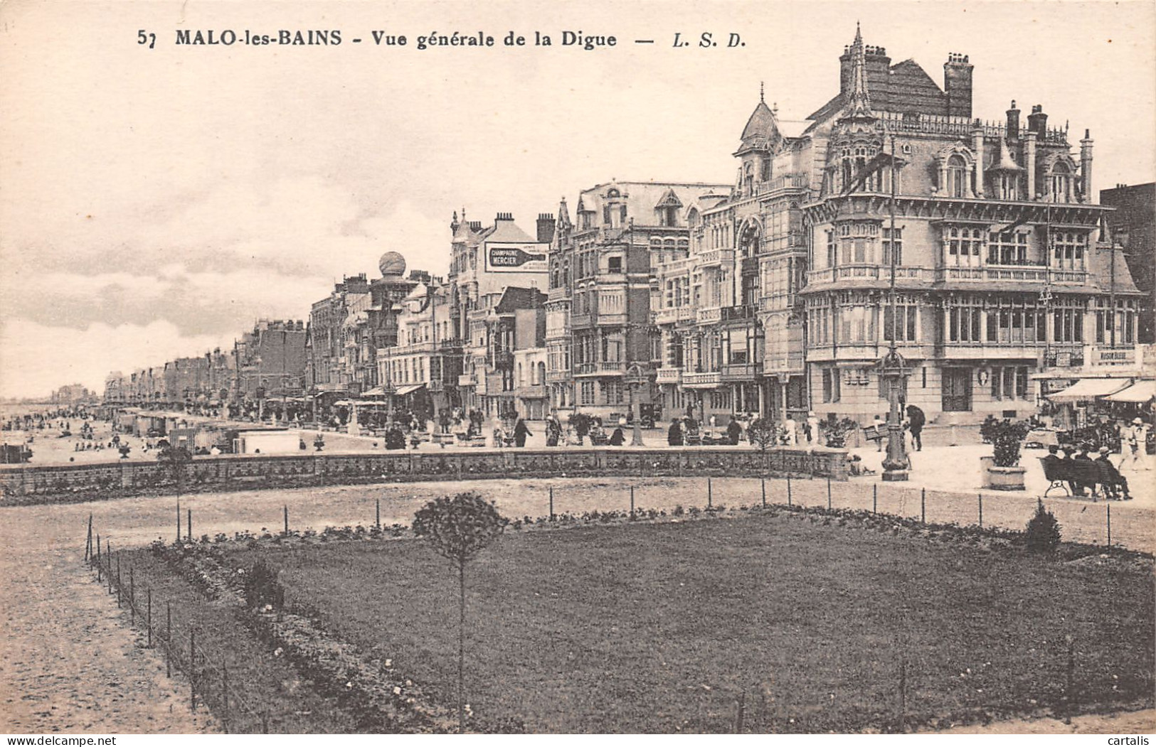 59-MALO LES BAINS-N°3868-F/0325 - Malo Les Bains