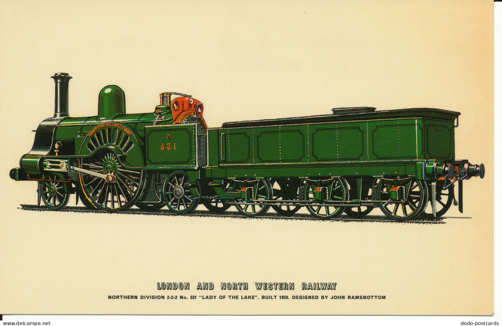 PC37107 London And North Western Railway. Northern Division. Lady Of The Lake. P - Altri & Non Classificati