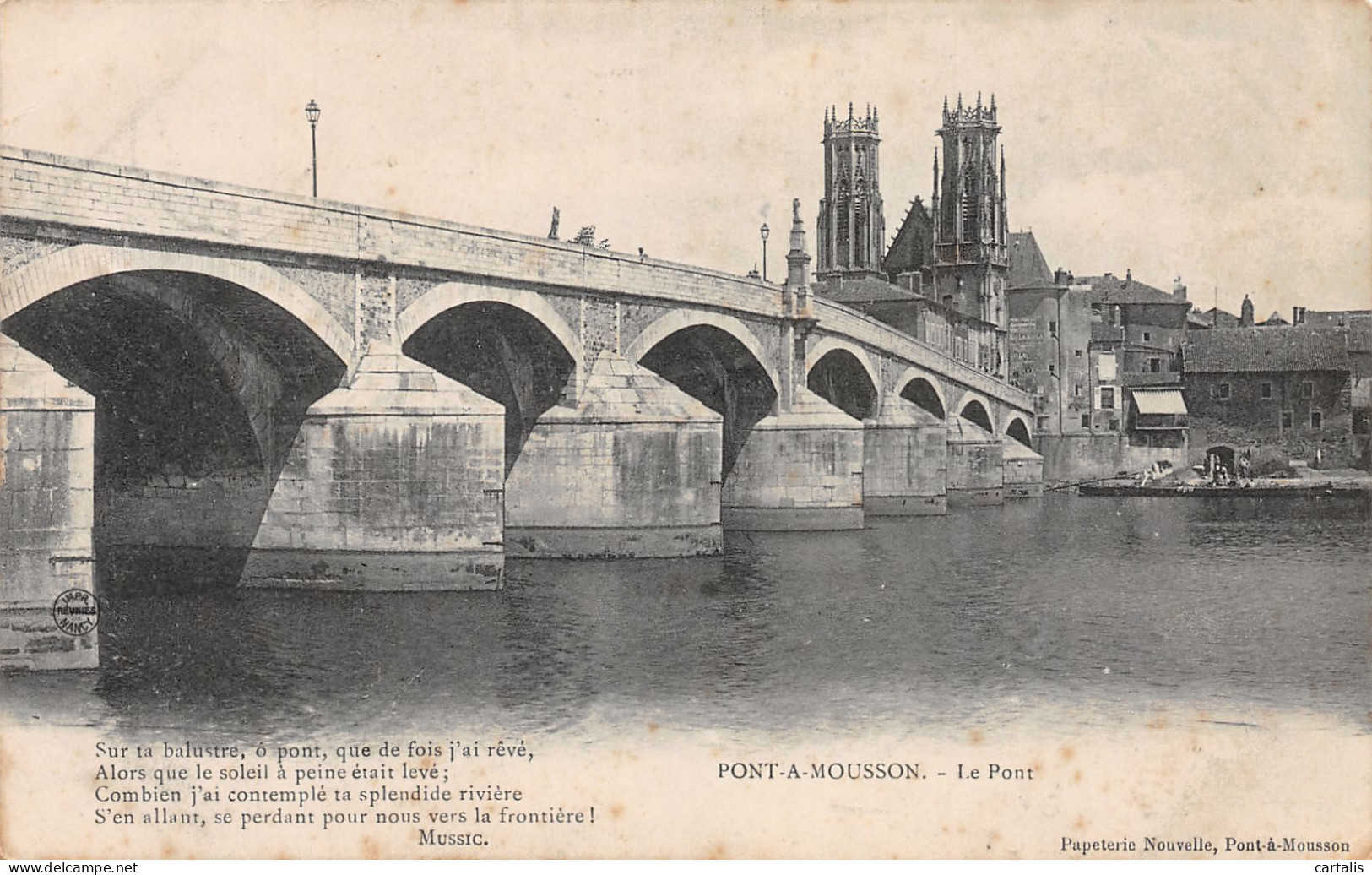 54-PONT A MOUSSON-N°3869-G/0375 - Pont A Mousson