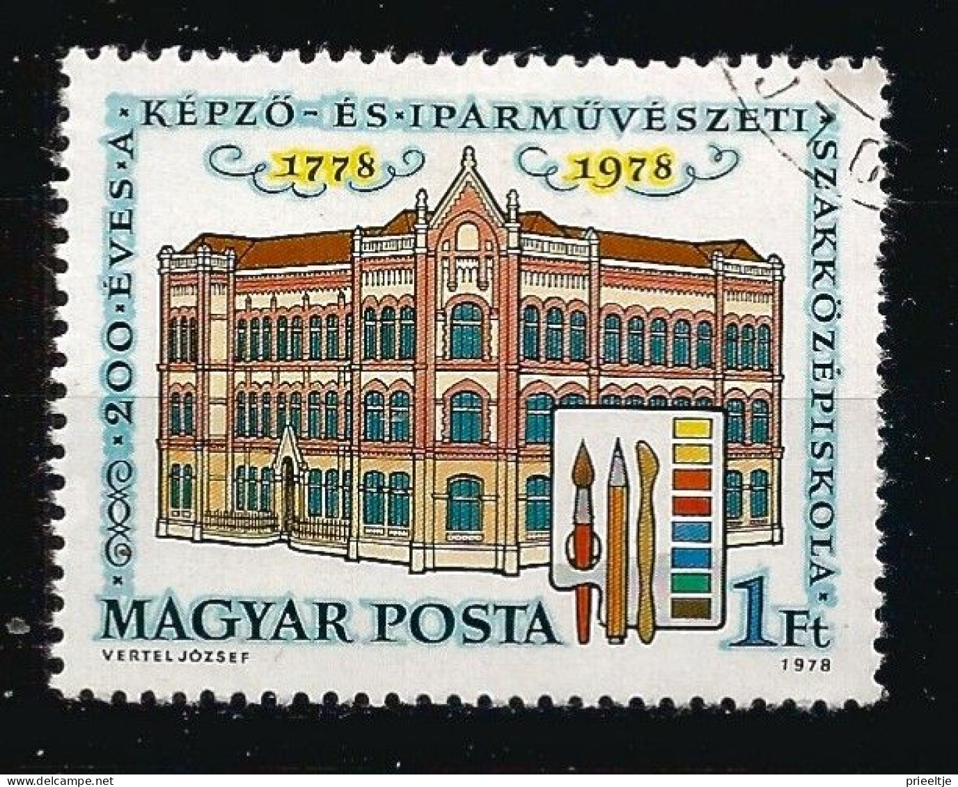 Hungary 1978 Arts School Bicentenary Y.T. 2598 (0) - Used Stamps