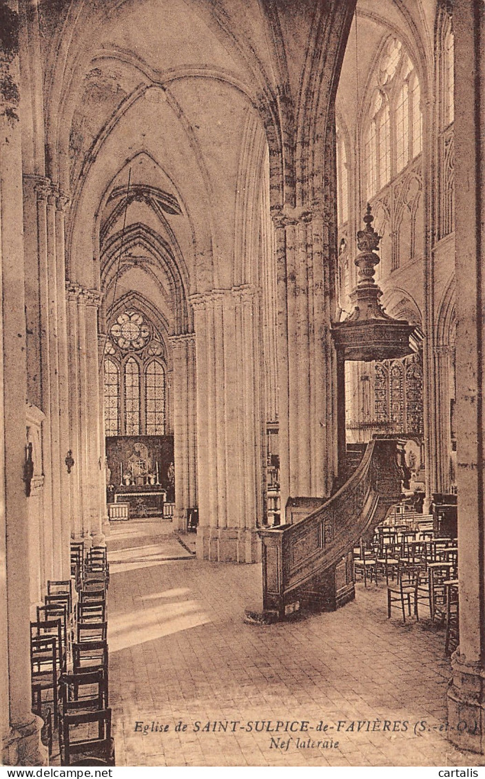 91-SAINT SULPICE DE FAVIERES-N°3869-G/0331 - Saint Sulpice De Favieres