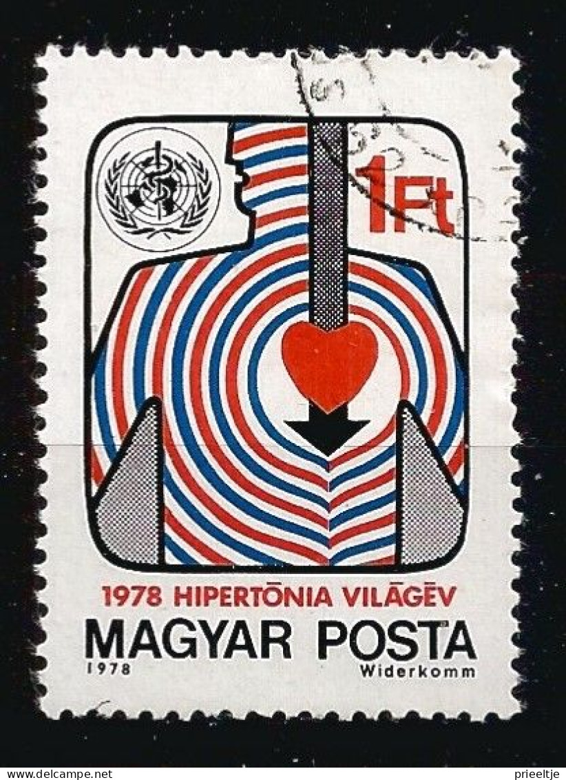 Hungary 1978 Against High Blood Pressure Y.T. 2622 (0) - Oblitérés