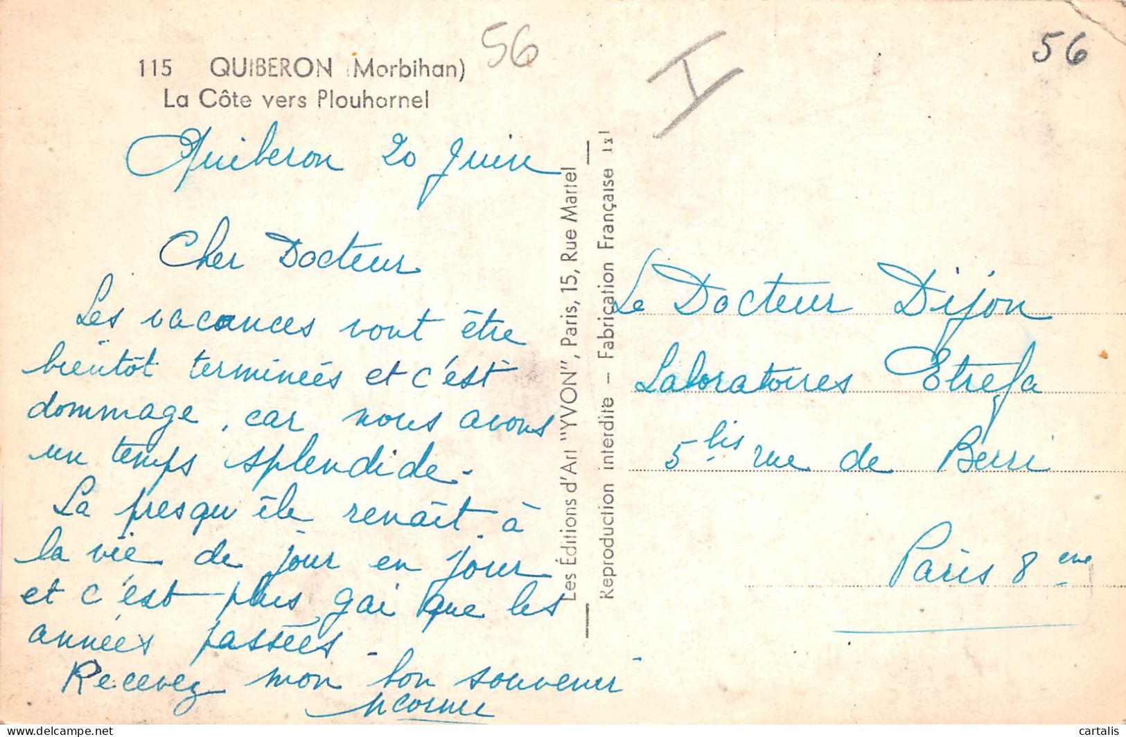 56-QUIBERON-N°3870-B/0255 - Quiberon