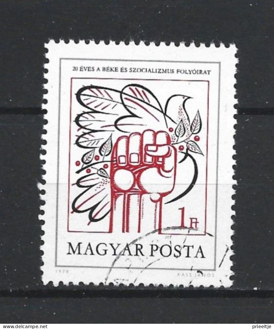 Hungary 1978 Peace & Socialism 20th Anniv. Y.T. 2623 (0) - Gebruikt