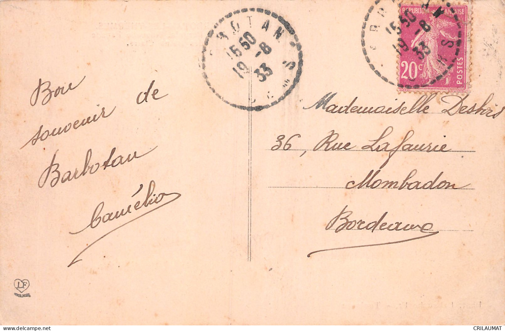 32-BARBOTAN LES THERMES-N°T2927-B/0309 - Barbotan