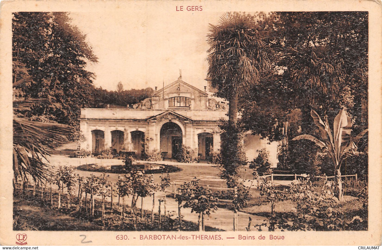 32-BARBOTAN LES THERMES-N°T2927-B/0275 - Barbotan