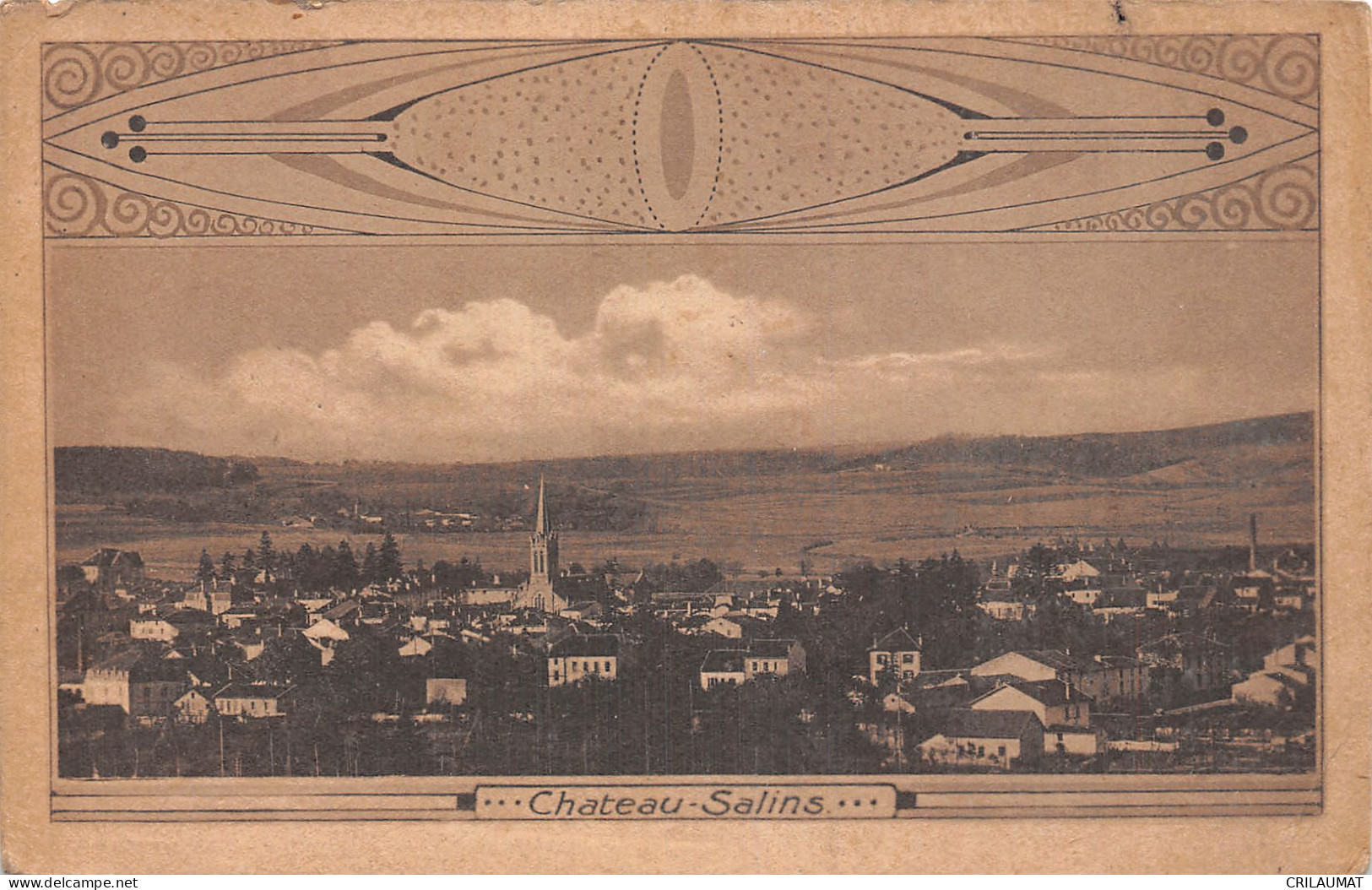 57-CHATEAU SALINS-N°T2927-A/0177 - Chateau Salins