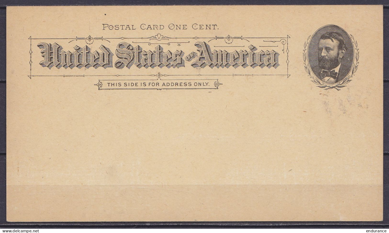 USA - EP Postal Card One Cent (1c Lincoln Noir) - Official Souvenir Postal / World's Columbian Exposition "Manufacturers - ...-1900